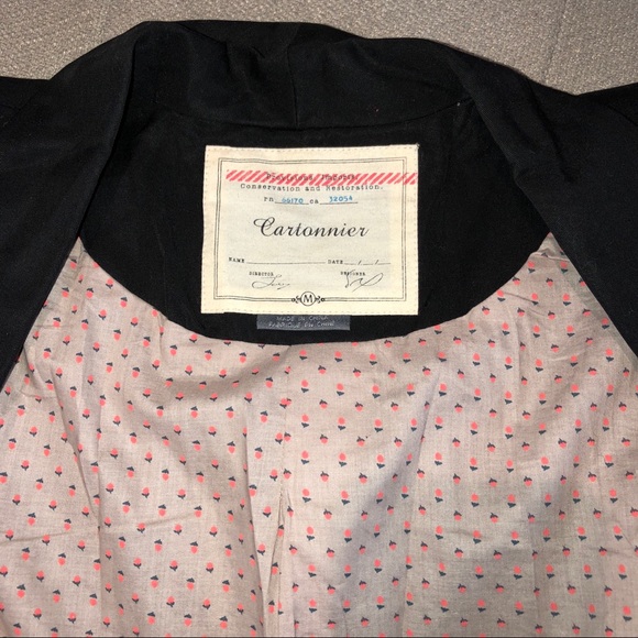 NWT Anthropologie Cartonnier Shawl Front Blazer. - Picture 4 of 7